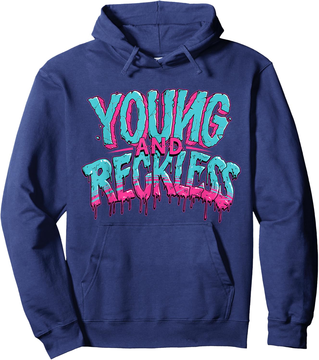 Young And Reckless Apparel Hoodie - Hoodie | Navy