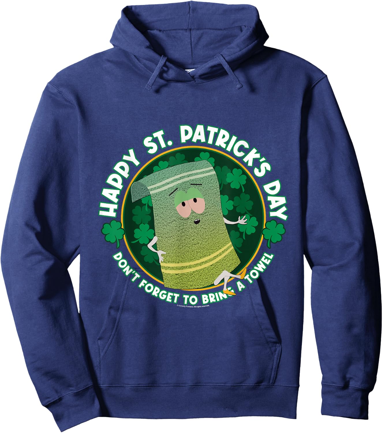 South Park St. Patrick's Day Towelie Hoodie - Hoodie | Navy