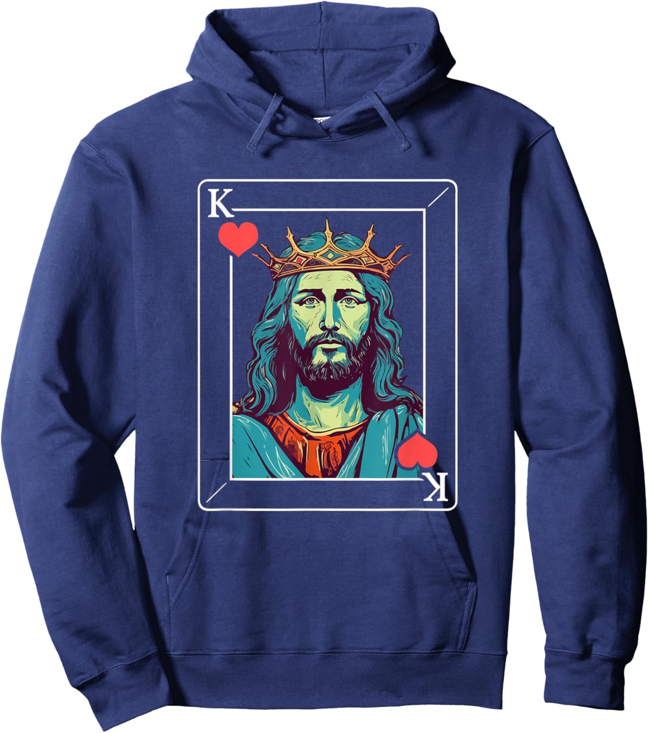 Jesus is King Hoodie - Hoodie | Navy