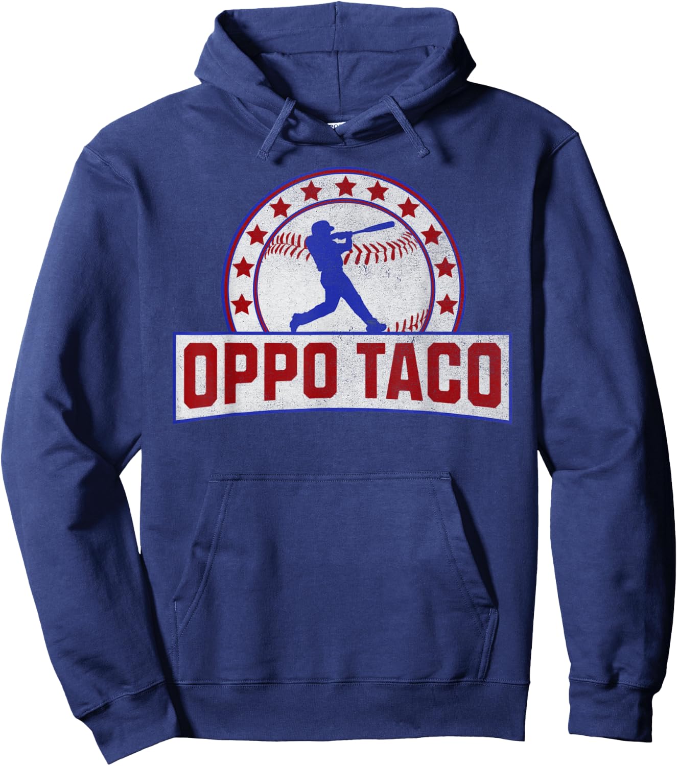 Baseball Oppo Taco Base Ball Home Run Hoodie - Hoodie | Navy