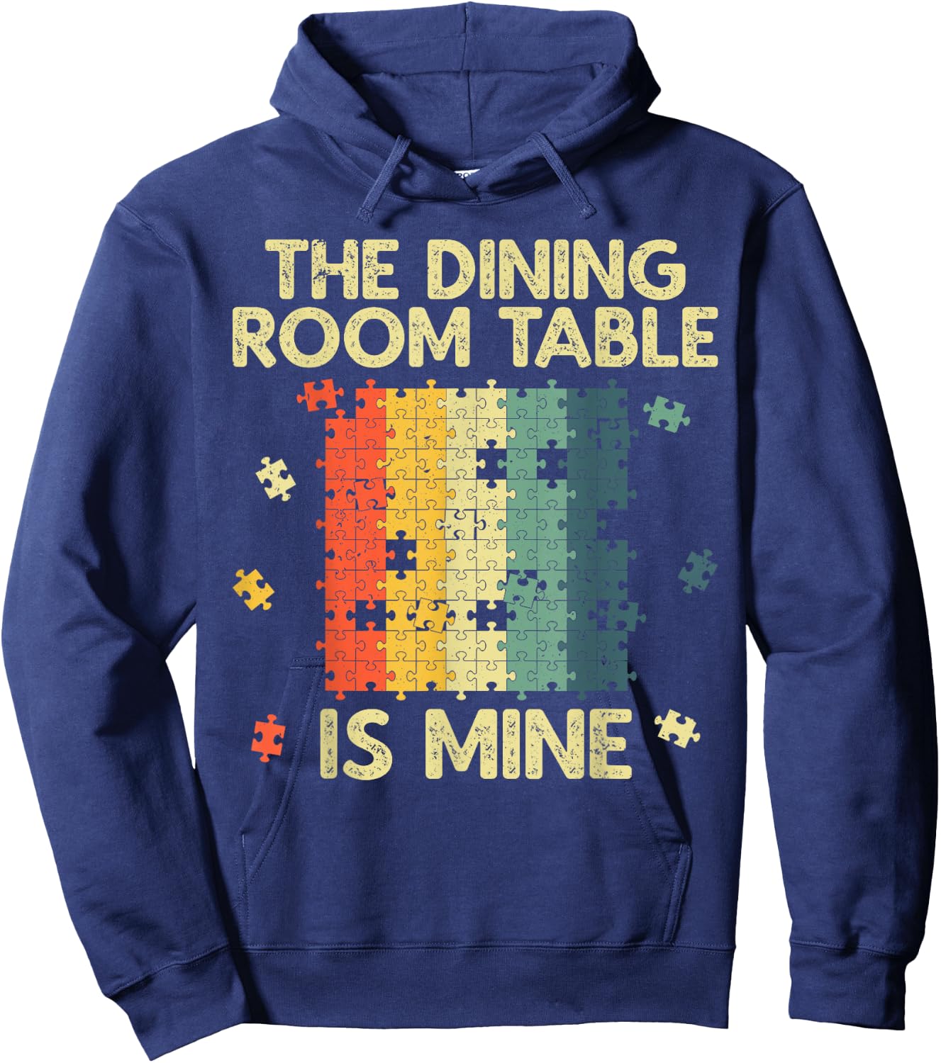 Funny Puzzle Design Women Kids Jigsaw Puzzle Lover Hoodie - Hoodie | Navy