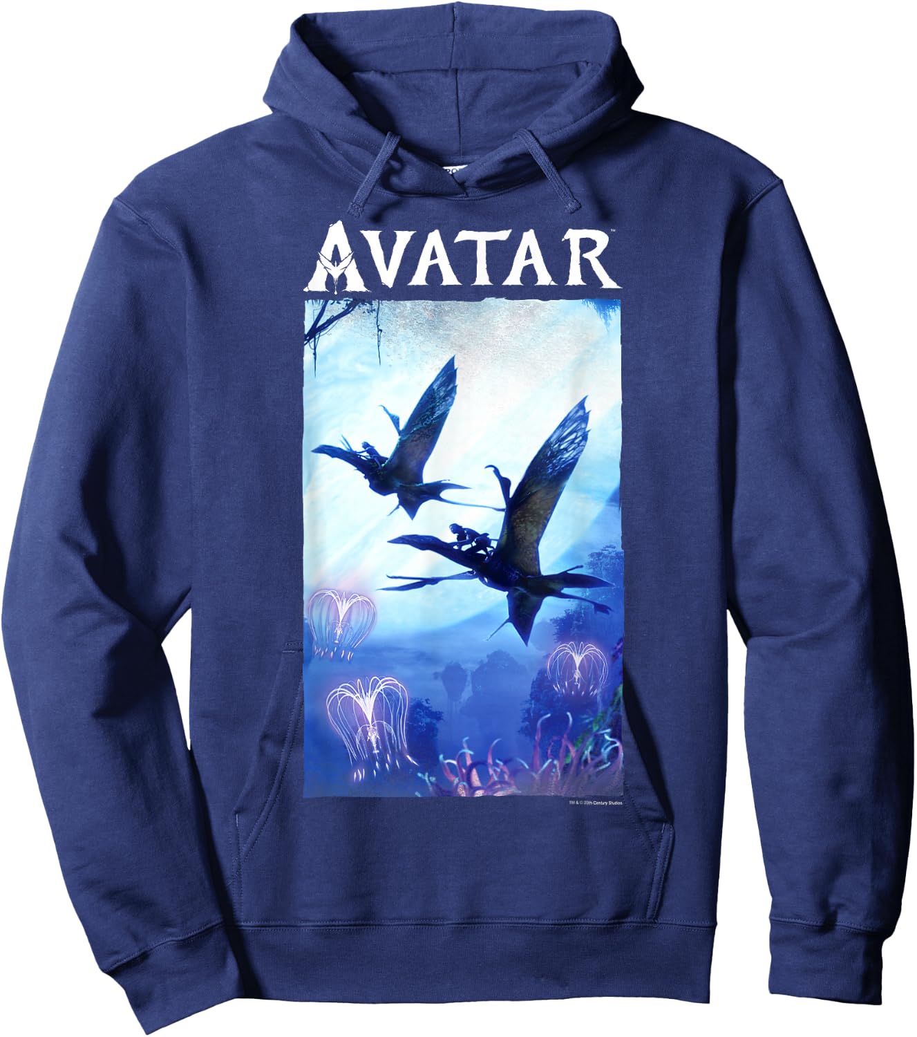 Avatar: The Way of Water Avatar Flight Pandora Panel Hoodie - Hoodie | Navy