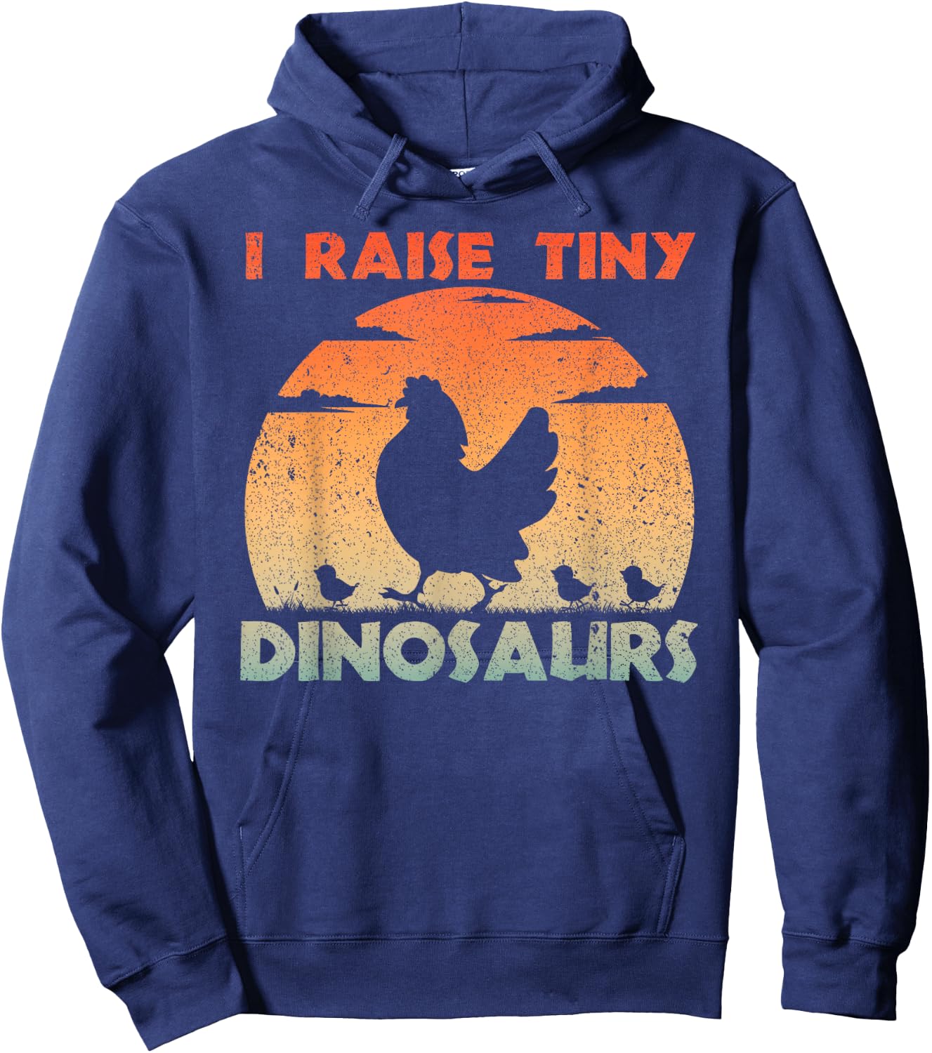 Cool Chicken Design Women Farm Lover Chicken Farmer Hoodie - Hoodie | Navy