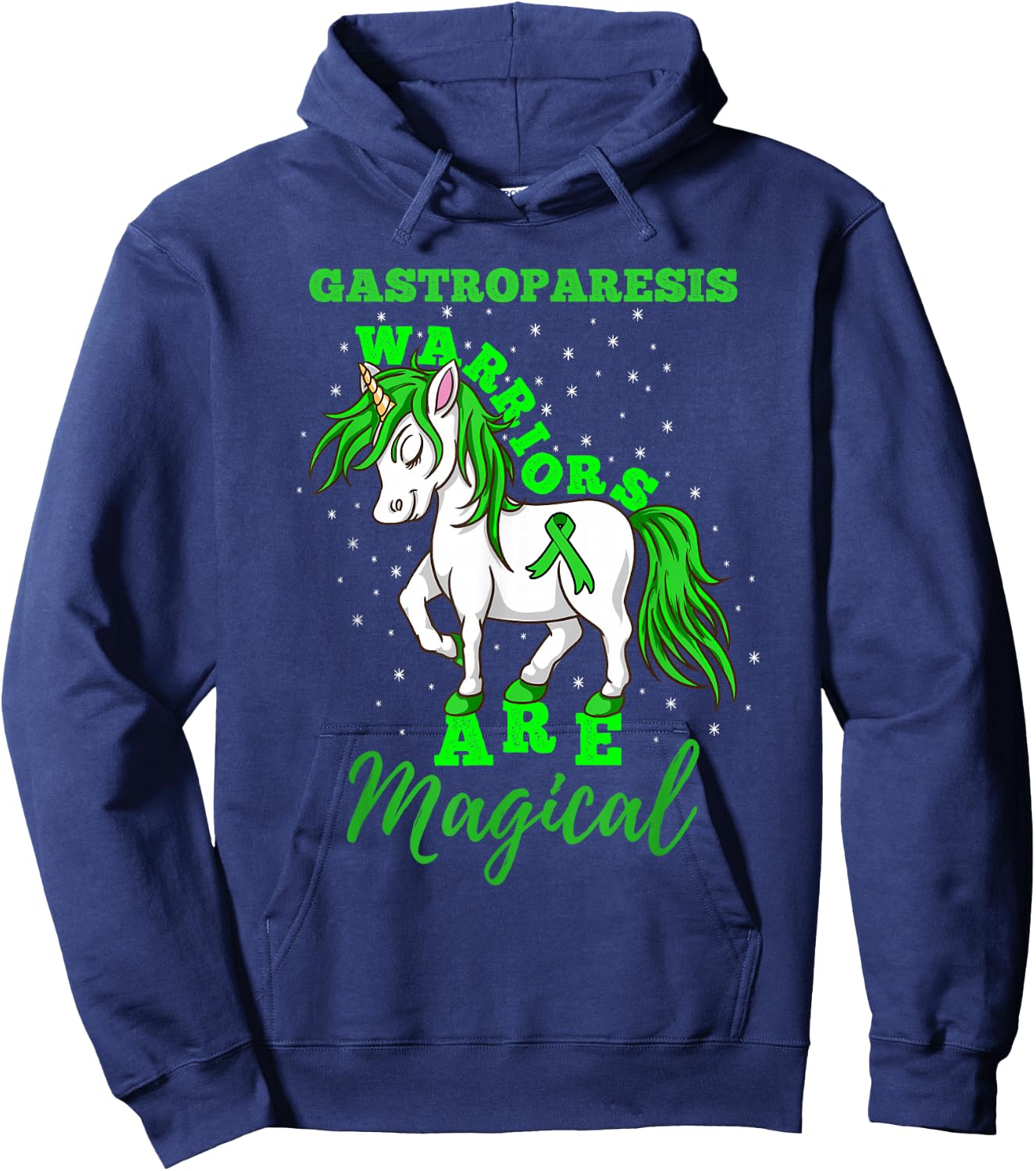 Gastroparesis Warriors Are Magical Gastroparesis Awareness Hoodie - Hoodie | Navy