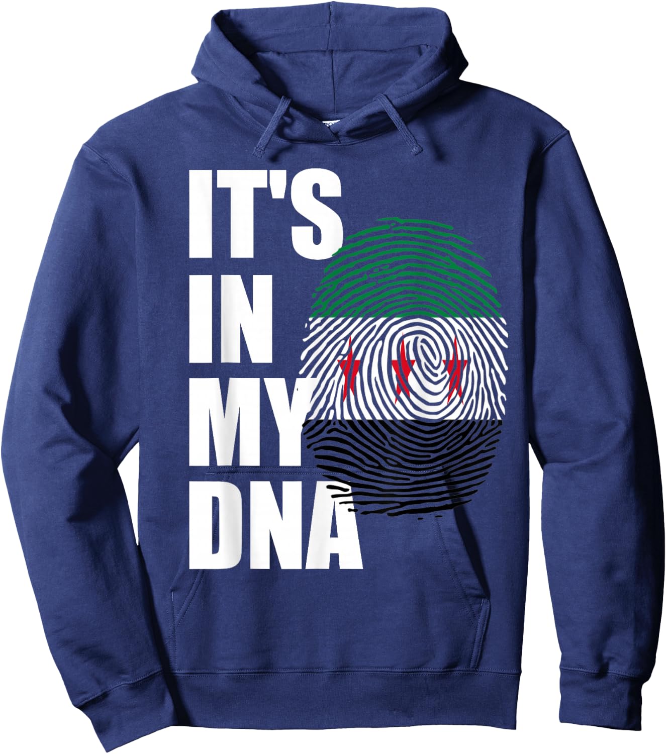 It's In My DNA Syria Genetic Syria Roots Syria revolution Hoodie - Hoodie | Navy