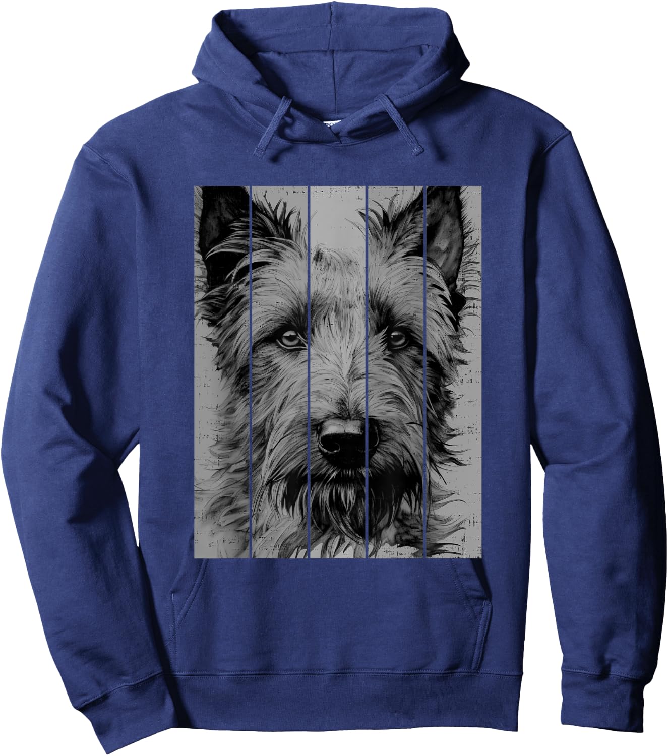 Cool Berger Picard Portrait Black And White Style Hoodie - Hoodie | Navy
