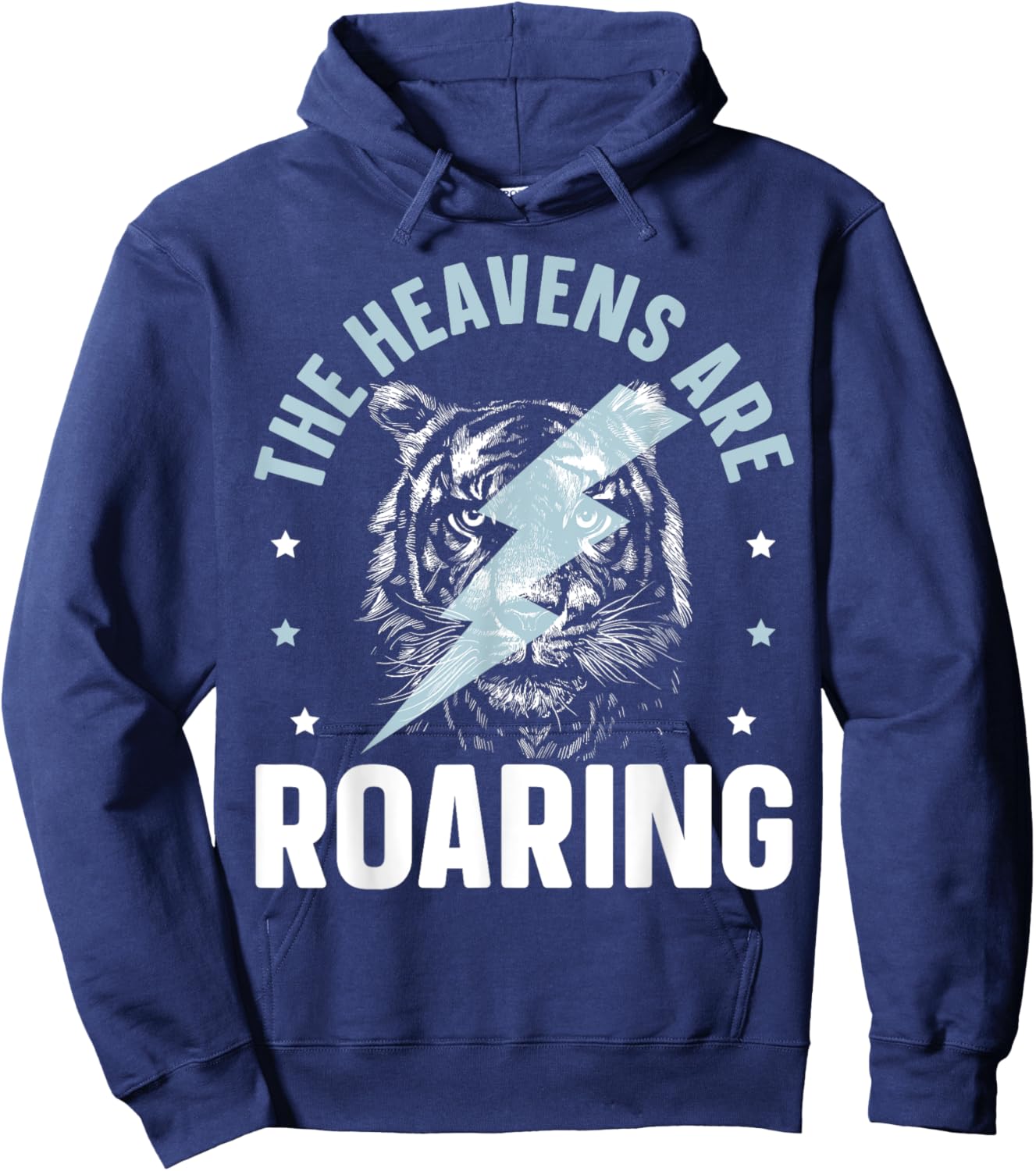 The Heavens Are Roaring Christian Believer Christianity Hoodie - Hoodie | Navy