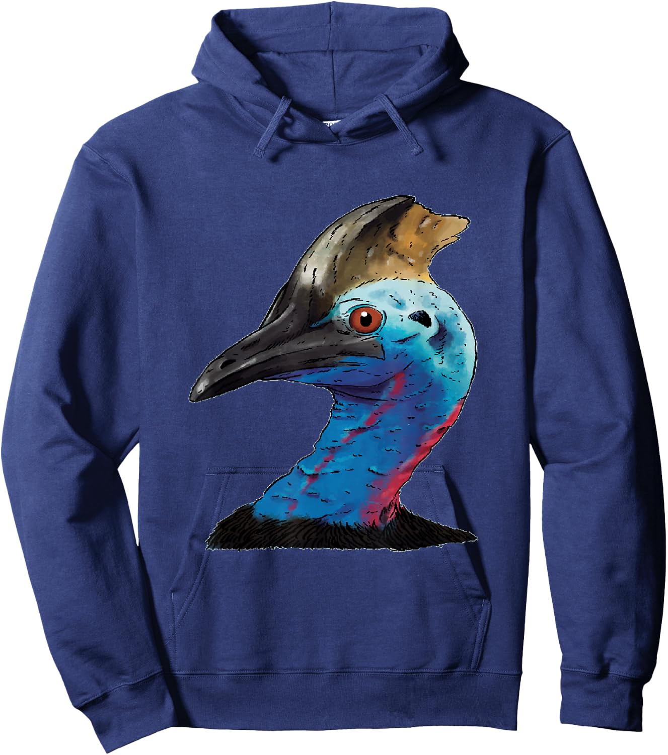 Cassowary Dino Bird Cassowaries Casque Head Cassowary Lover Hoodie - Hoodie | Navy