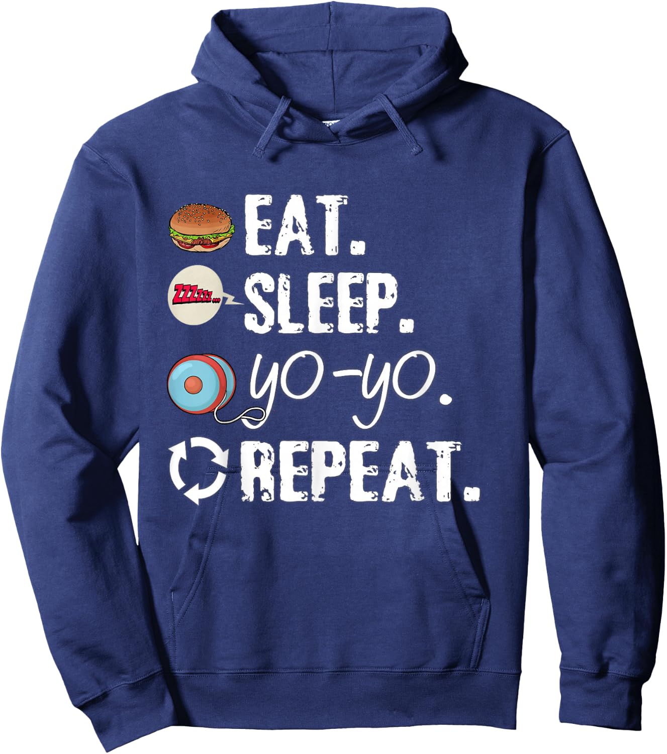 Love yo yo kids Shirt yo-yo Lovers and girls Hoodie - Hoodie | Navy