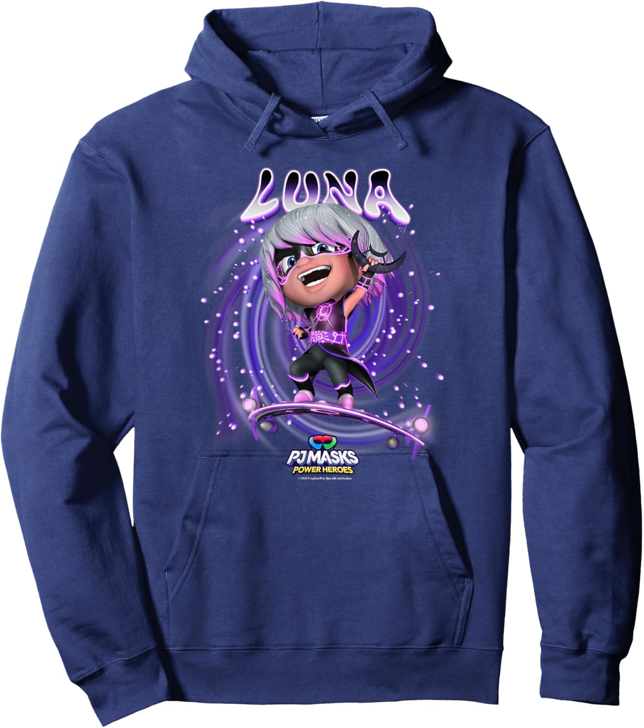 PJ Masks Luna Girl Celestial Ride Magic Villain Logo Hoodie - Hoodie | Navy