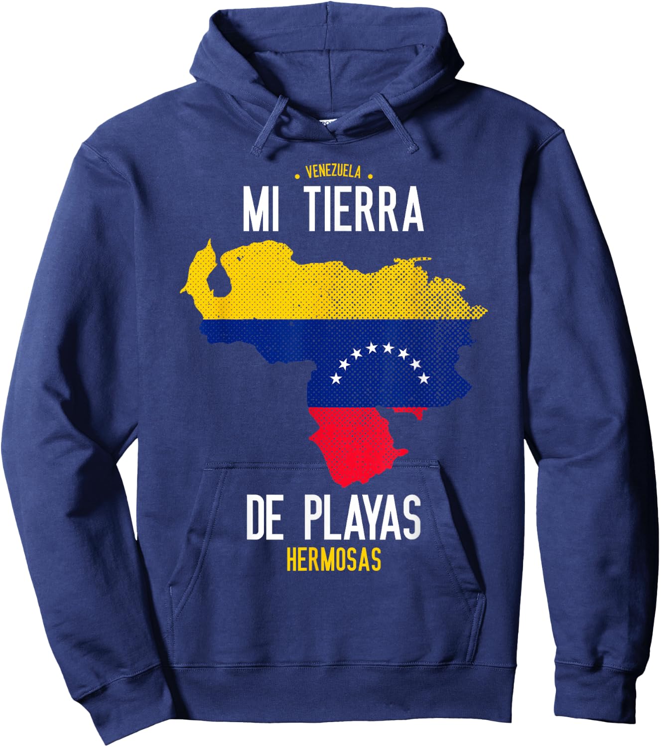 Venezuelan Flag Gifts & Retro Venezuela Hoodie - Hoodie | Navy
