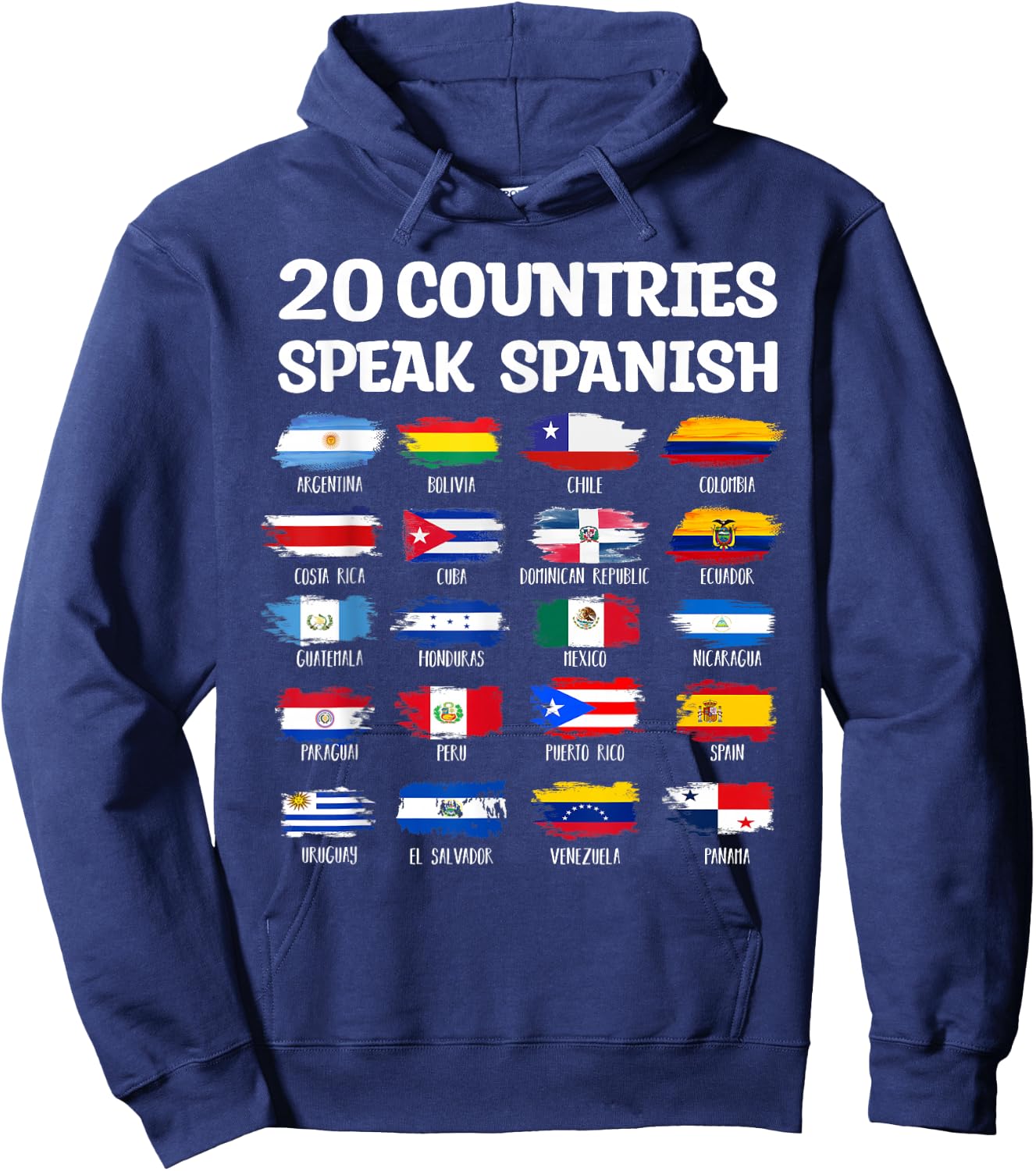 Hispanic Heritage Month Teacher Latin Heritage School kids Hoodie - Hoodie | Navy