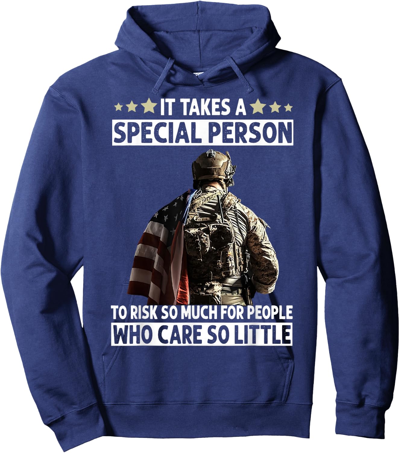 It Takes A Special Person To Take Risk So Much Veterans Hoodie - Hoodie | Navy