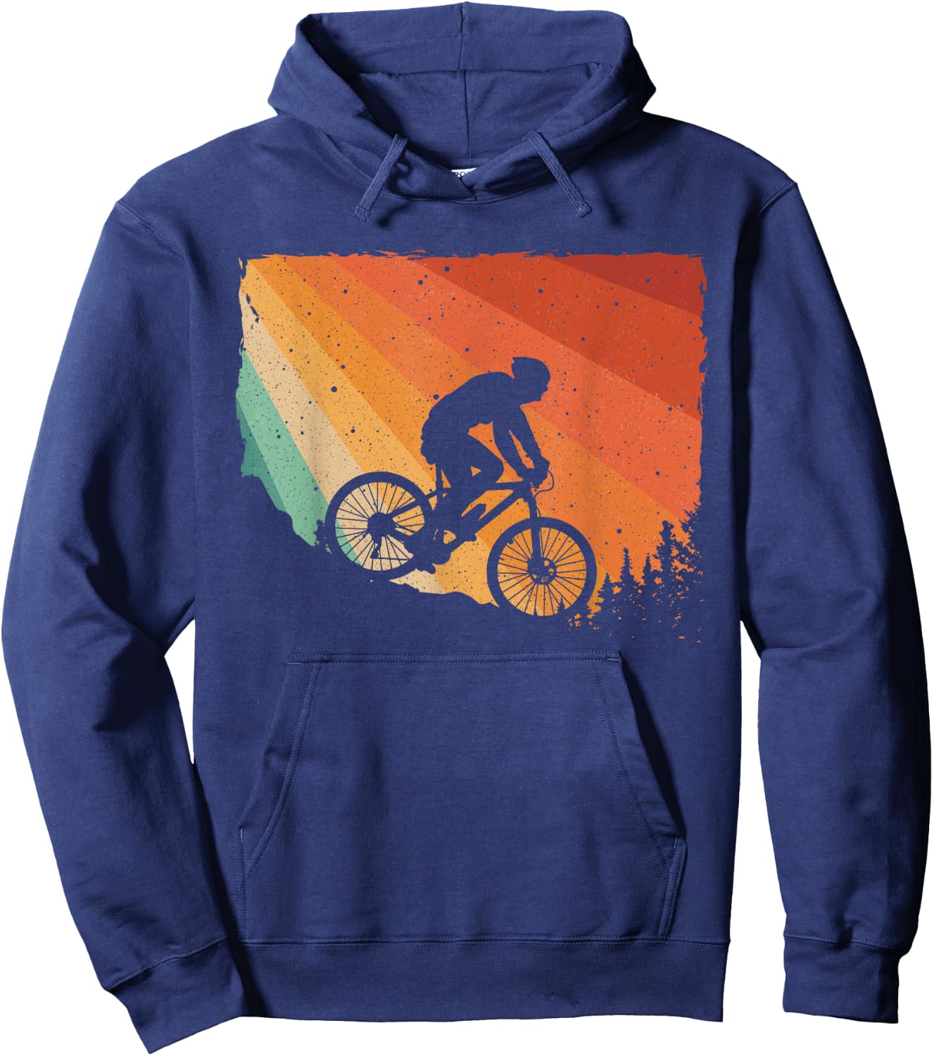 Funny Mountain Biking Design Women Mountain Bike Hoodie - Hoodie | Navy