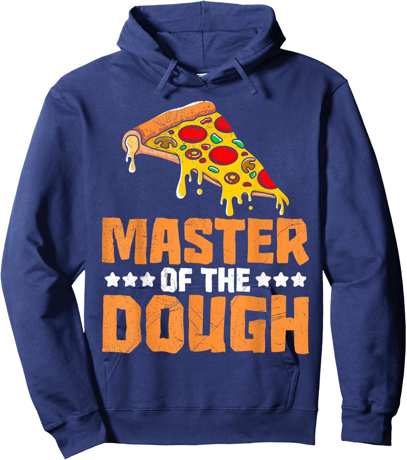 Master of the Dough Pizza Bakery Pizza Maker Baker Hoodie - Hoodie | Navy
