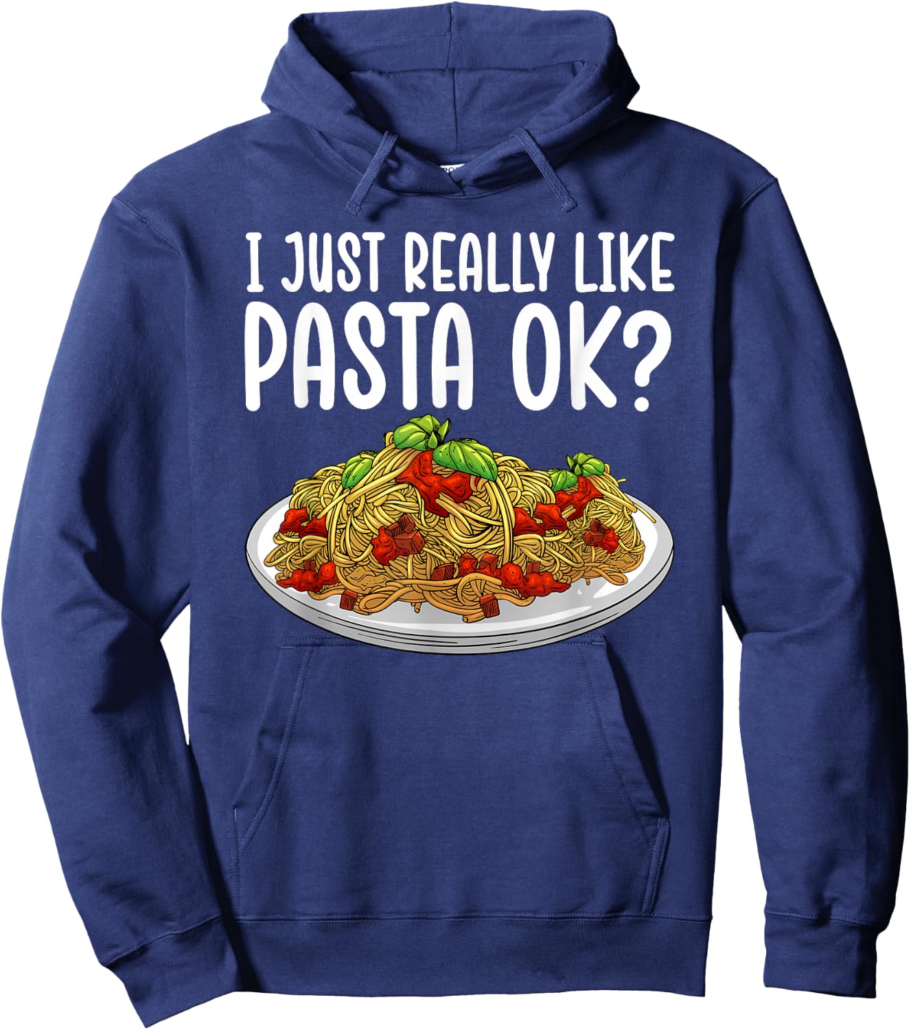 Best Pasta Art Women Kids Italian Dish Pasta Lover Hoodie - Hoodie | Navy