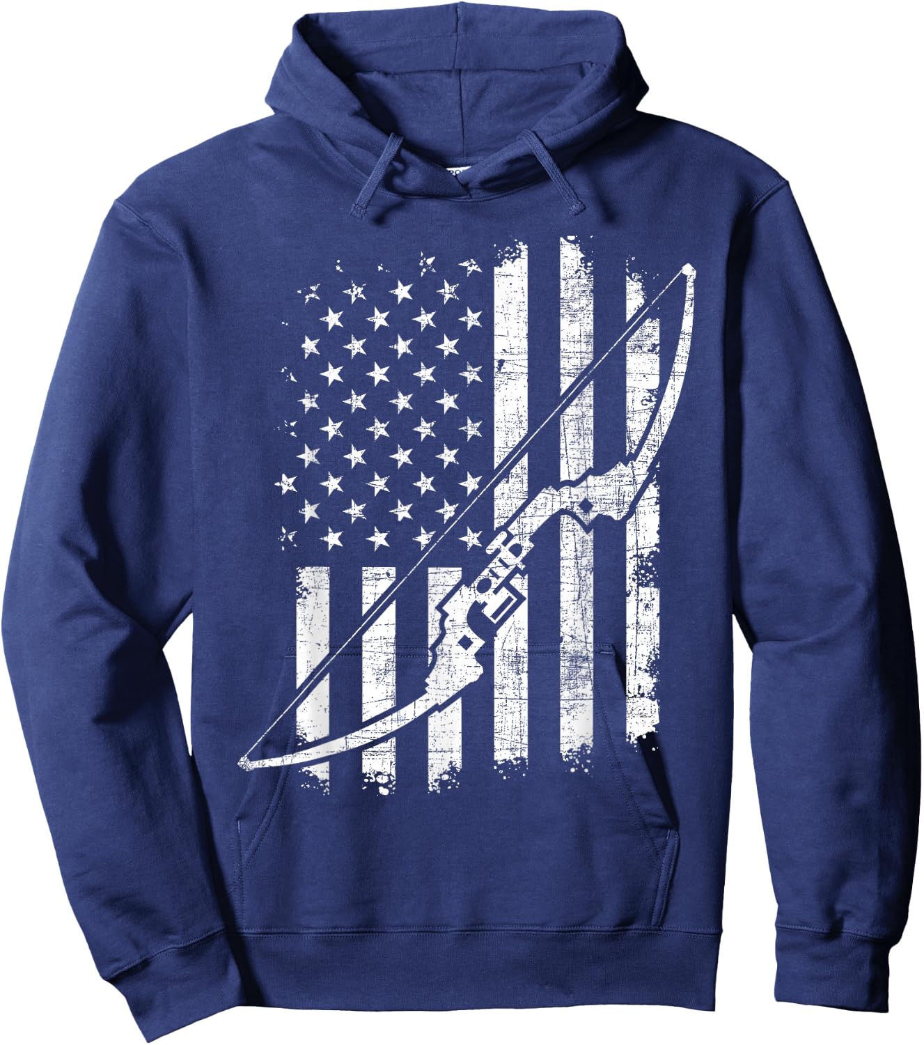 Camo Bowhunting - Archery Lover Archer Bowman Hoodie - Hoodie | Navy