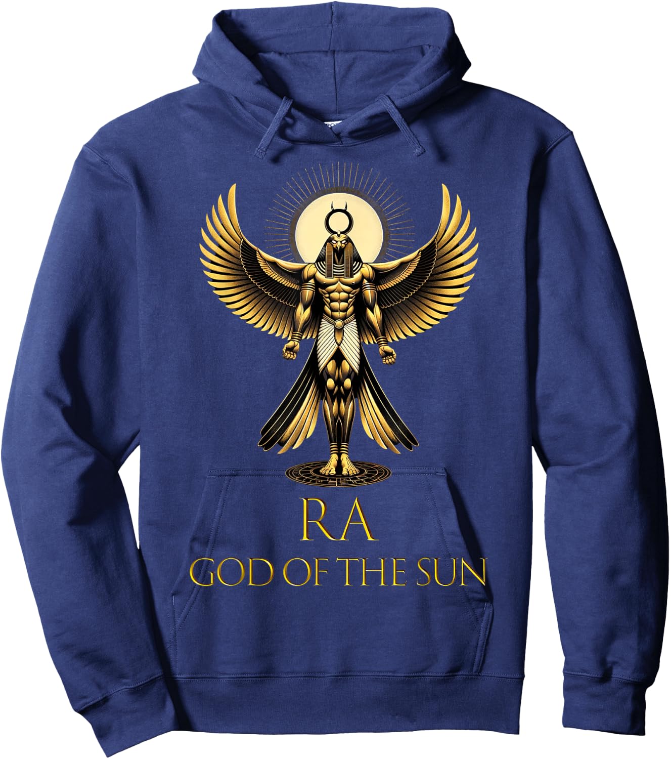 Ra God of the Sun Ancient Egyptian God Pharaoh King of Egypt Hoodie - Hoodie | Navy