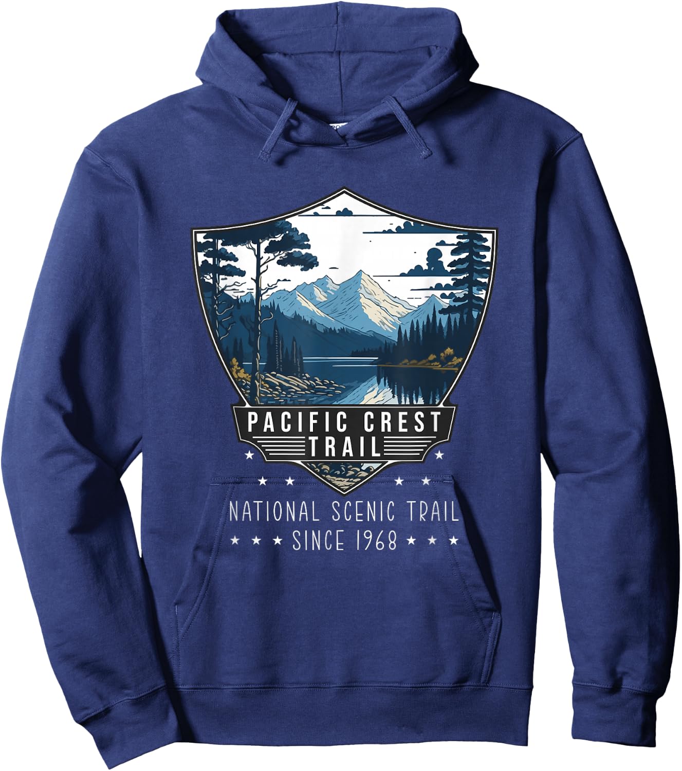 Pacific Crest Trail National Scenic Trail PCT Hiking Hiker Hoodie - Hoodie | Navy