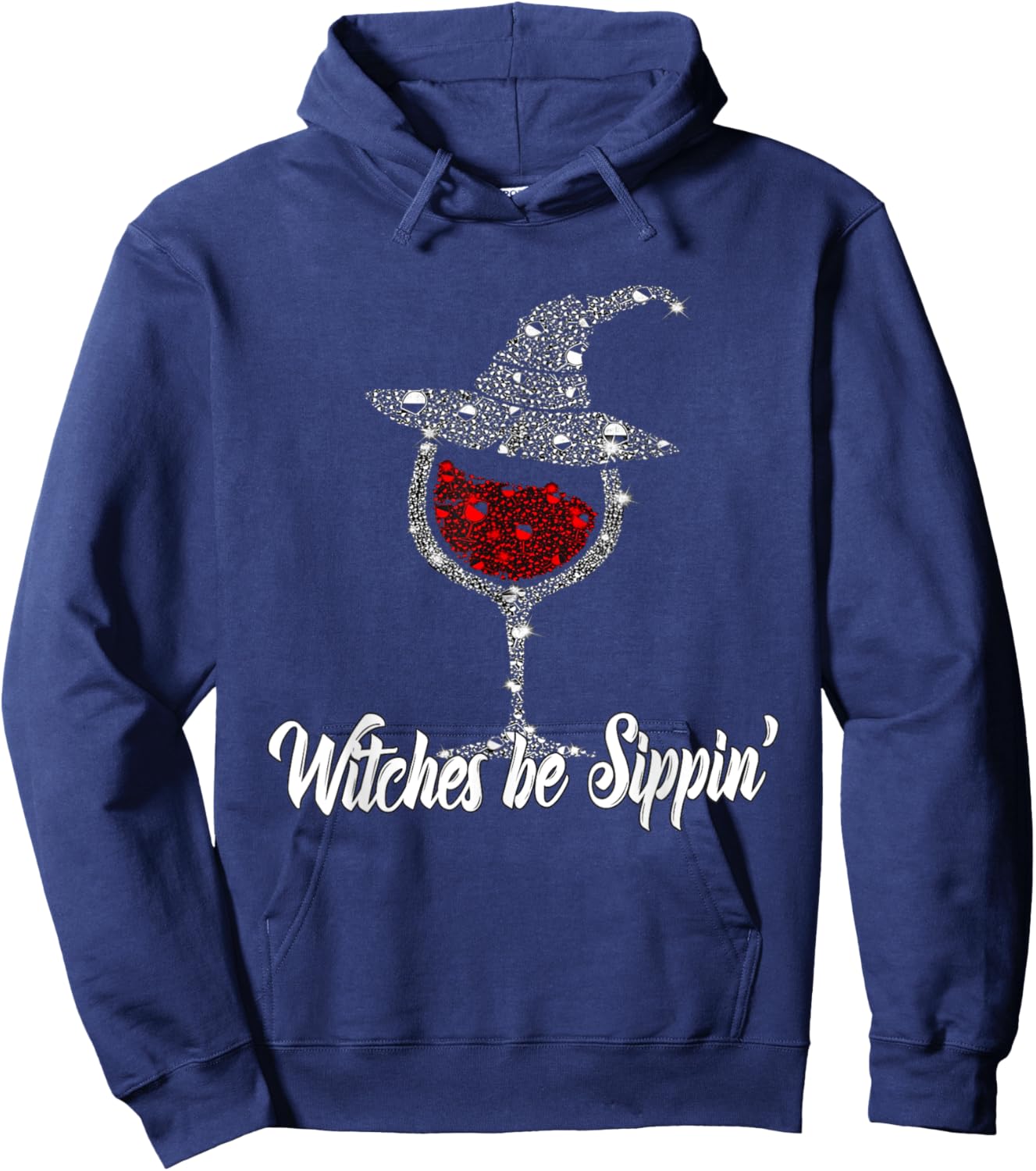 Witches Be Sippin 'Witch Squad Halloween Party Hoodie - Hoodie | Navy