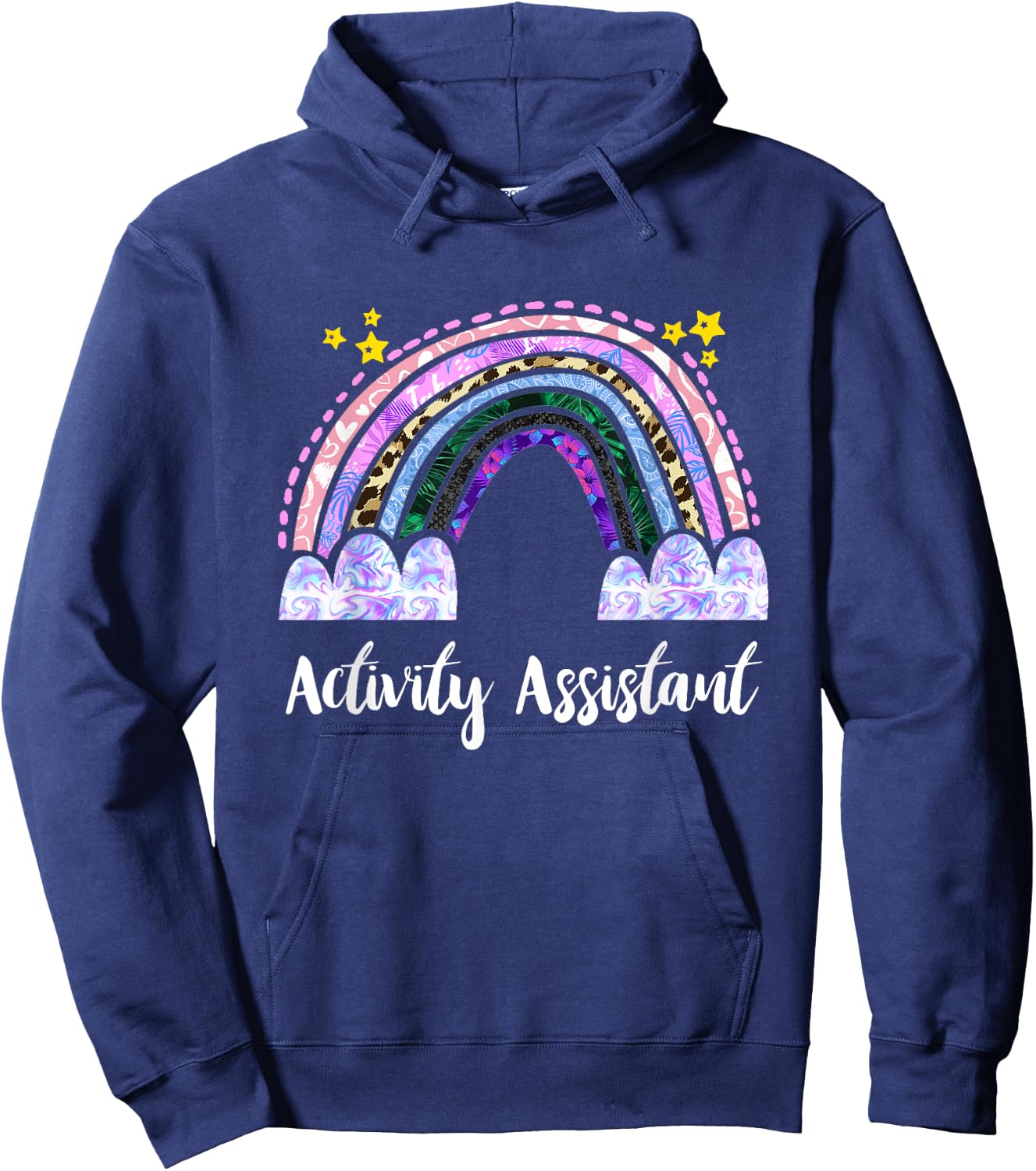 Activities Assistant Rainbow Appreciation Activity Assistant Hoodie - Hoodie | Navy