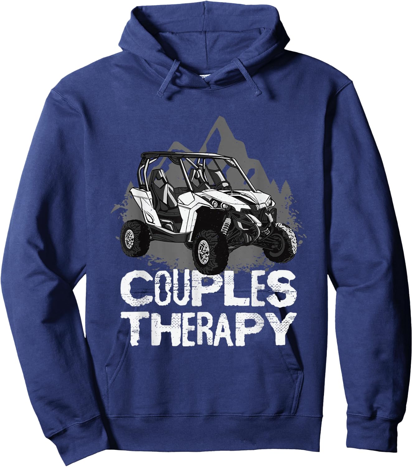 UTV Side By Side Couples Therapy Hoodie - Hoodie | Navy