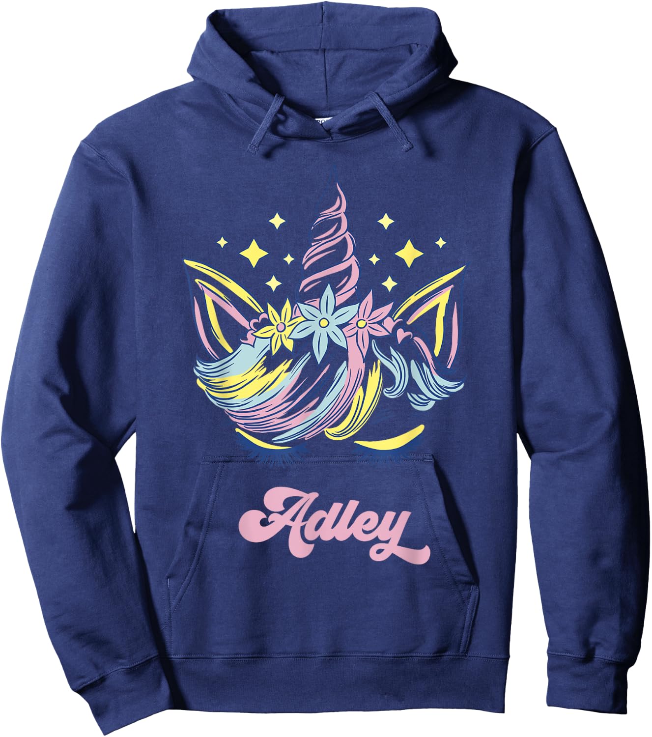 Adley Merch Unicorn Design Hoodie - Hoodie | Navy