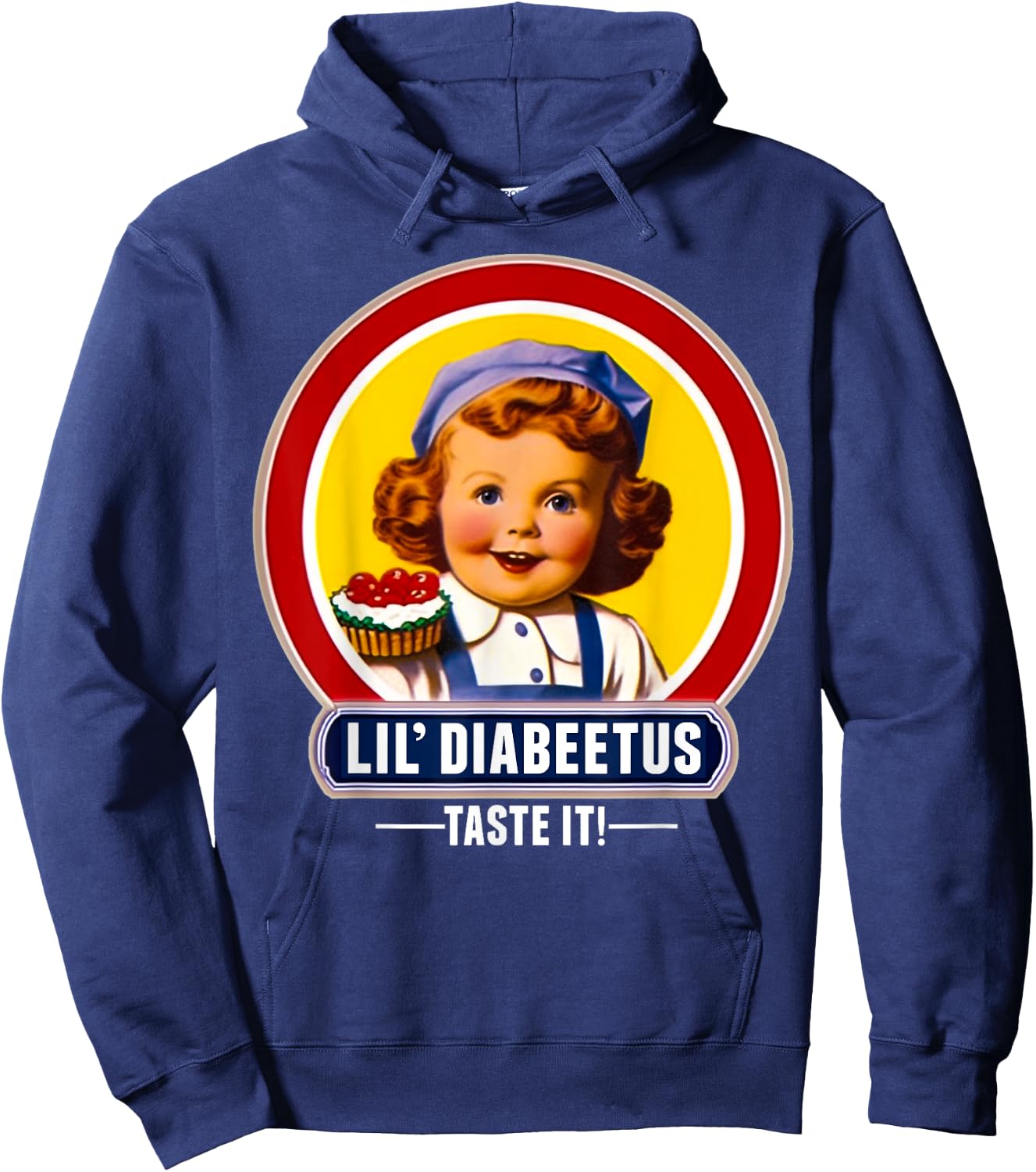 Lil Diabeetus Tasteless Type 1 Type 2 Diabetes Diabetic Hoodie - Hoodie | Navy