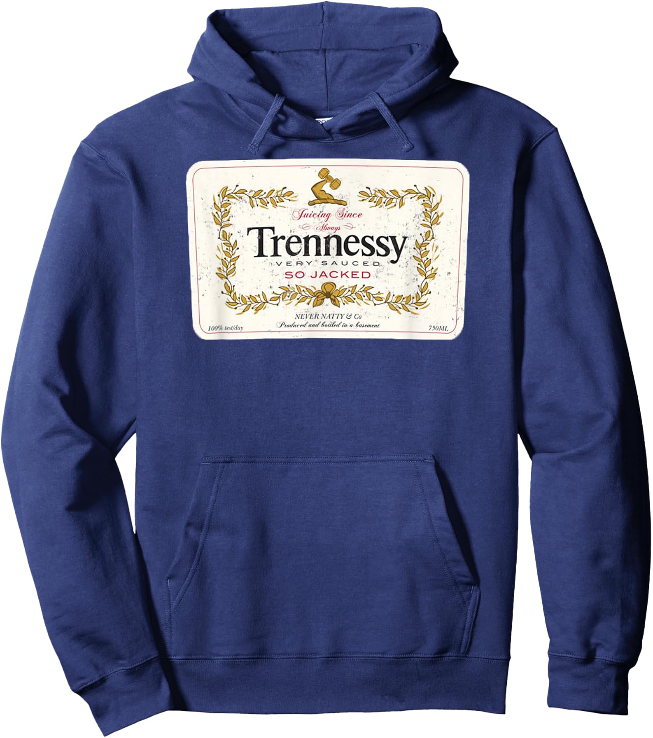 SheepDog Apparel Women's Workout Classic Fit Black Cotton Polyester Blend Hoodie - Hoodie | Navy