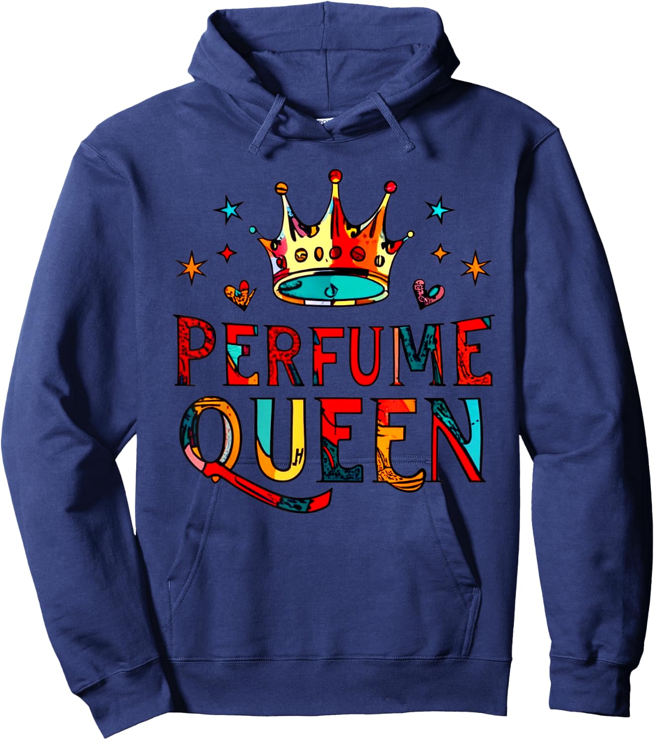 Perfume Queen Crown Perfume Fragrance Lovers Design Hoodie - Hoodie | Navy