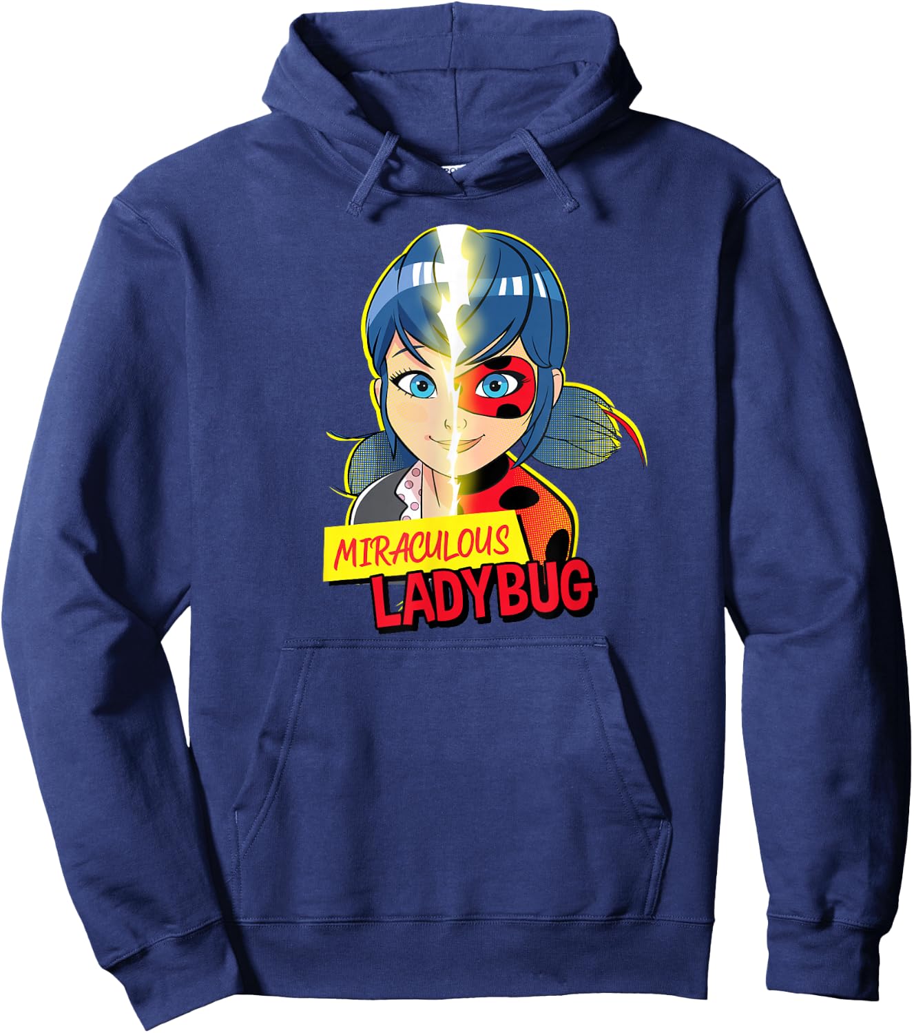 Miraculous Collection Ladybug Marinette Transformation Hoodie - Hoodie | Navy