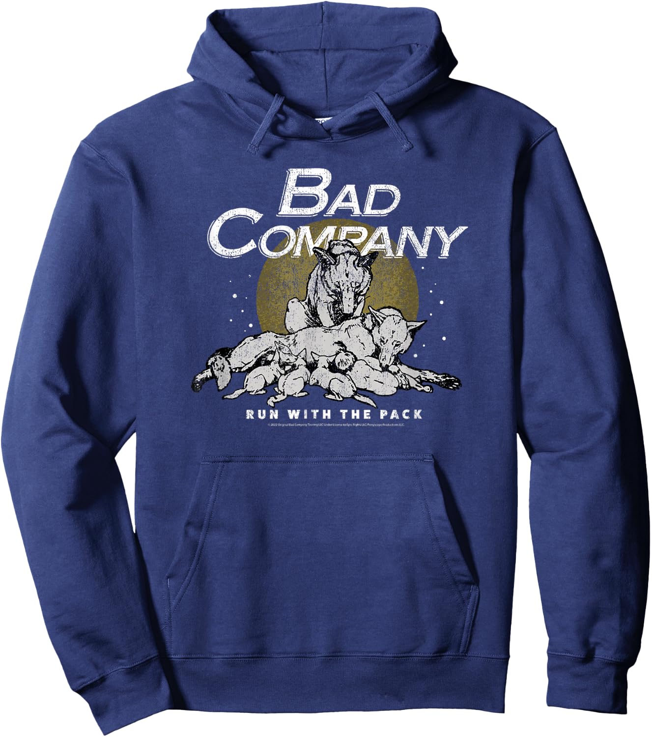Bad Company - Run With The Pack Hoodie - Hoodie | Navy