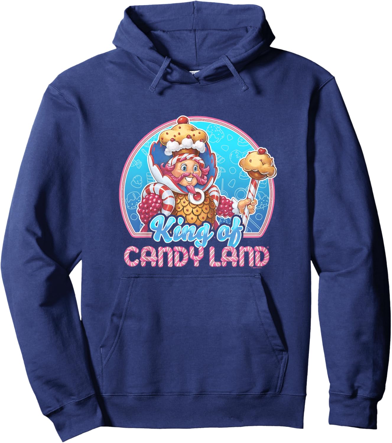 Candy Land King Kandy Vintage Portrait Logo Hoodie - Hoodie | Navy