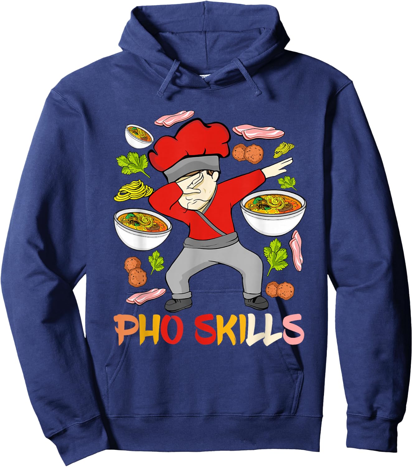 Vietnamese Pho Chef Noodle Pho Soup Vietnam Pho Hoodie - Hoodie | Navy