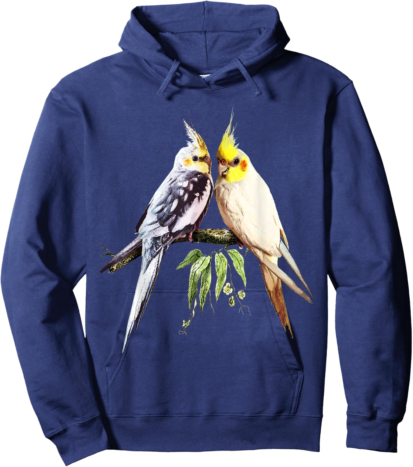 Love Cockatiel Women Parrot for pet Bird Lovers Cockatiel Hoodie - Hoodie | Navy