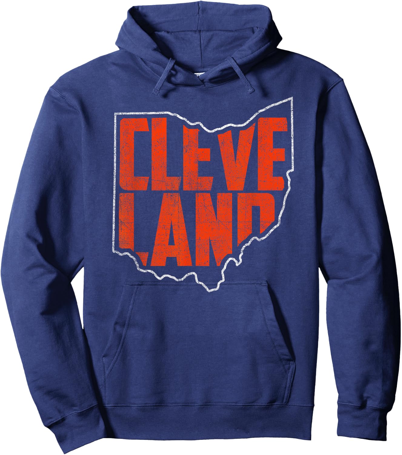 Vintage Cleveland Ohio Retro Souvenir for Boys Girls & Kids Hoodie - Hoodie | Navy