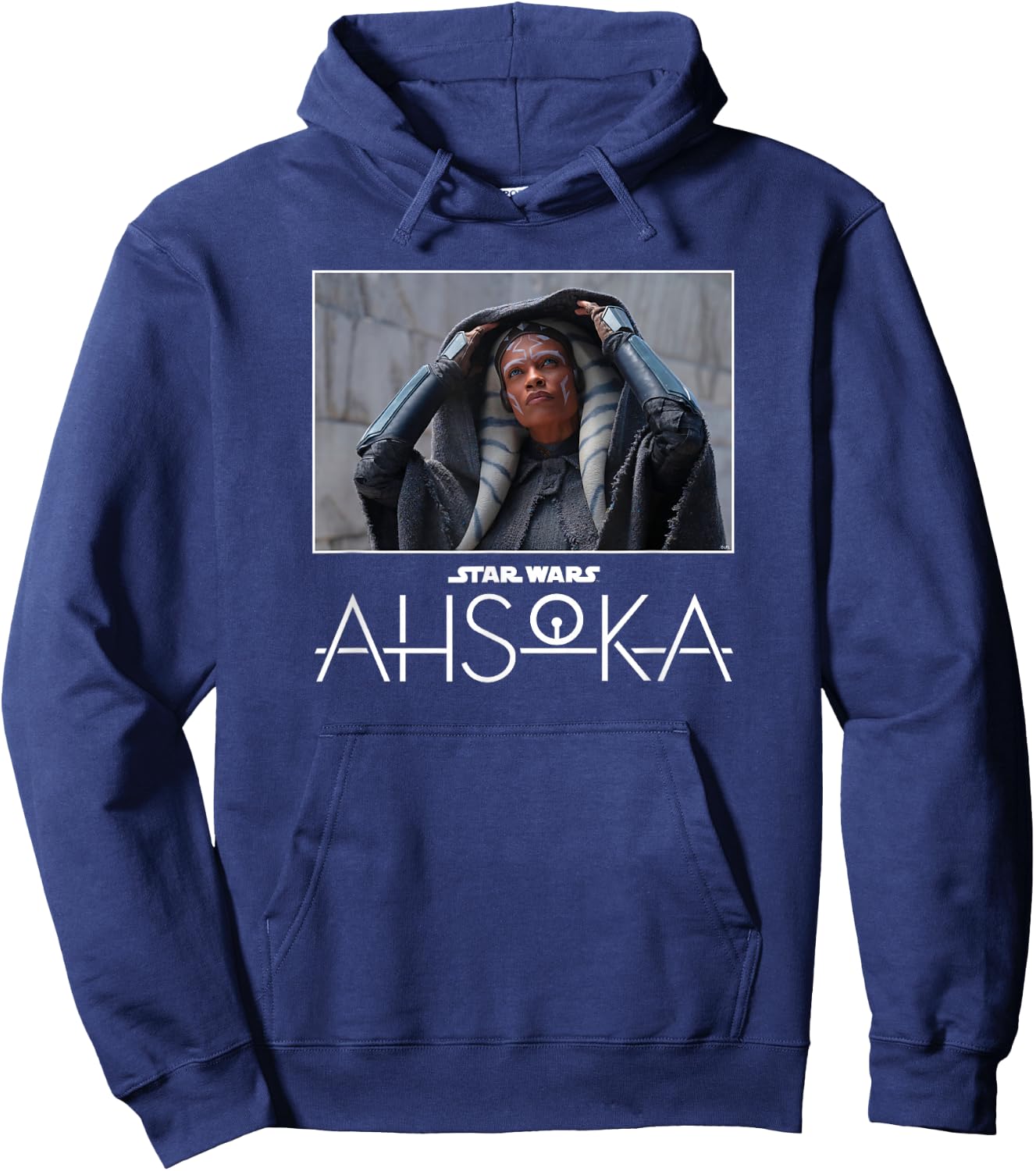 Star Wars Ahsoka Part One Iconic Image Removing Hood & Logo Hoodie - Hoodie | Navy