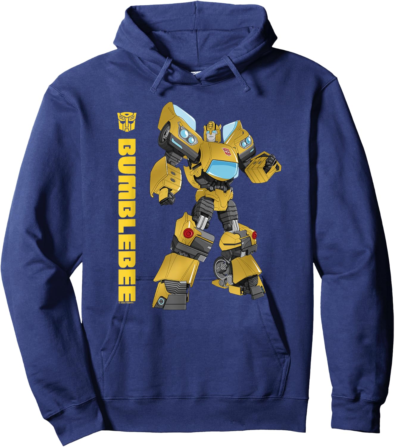 Transformers Bumblebee Autobots Epic Pose Portrait Hoodie - Hoodie | Navy