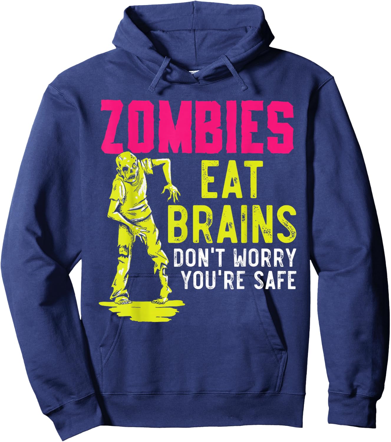 Zombie Lover Undead Monster Halloween Trick Or Treat Hoodie - Hoodie | Navy