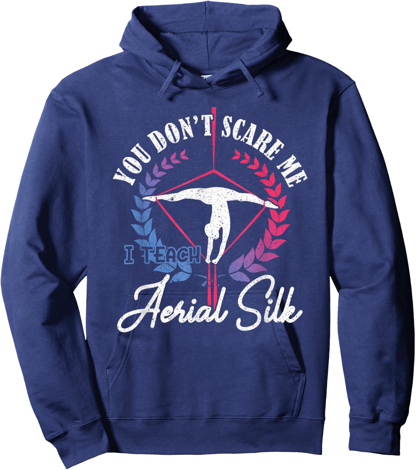 Aerial Silk Teacher Cloth Acrobatics Aerial Silk Hoodie - Hoodie | Navy