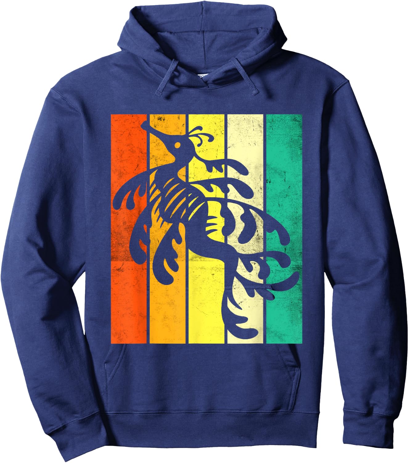 Love Leafy Seadragon Lover Vintage Leafy Sea Dragon Hoodie - Hoodie | Navy