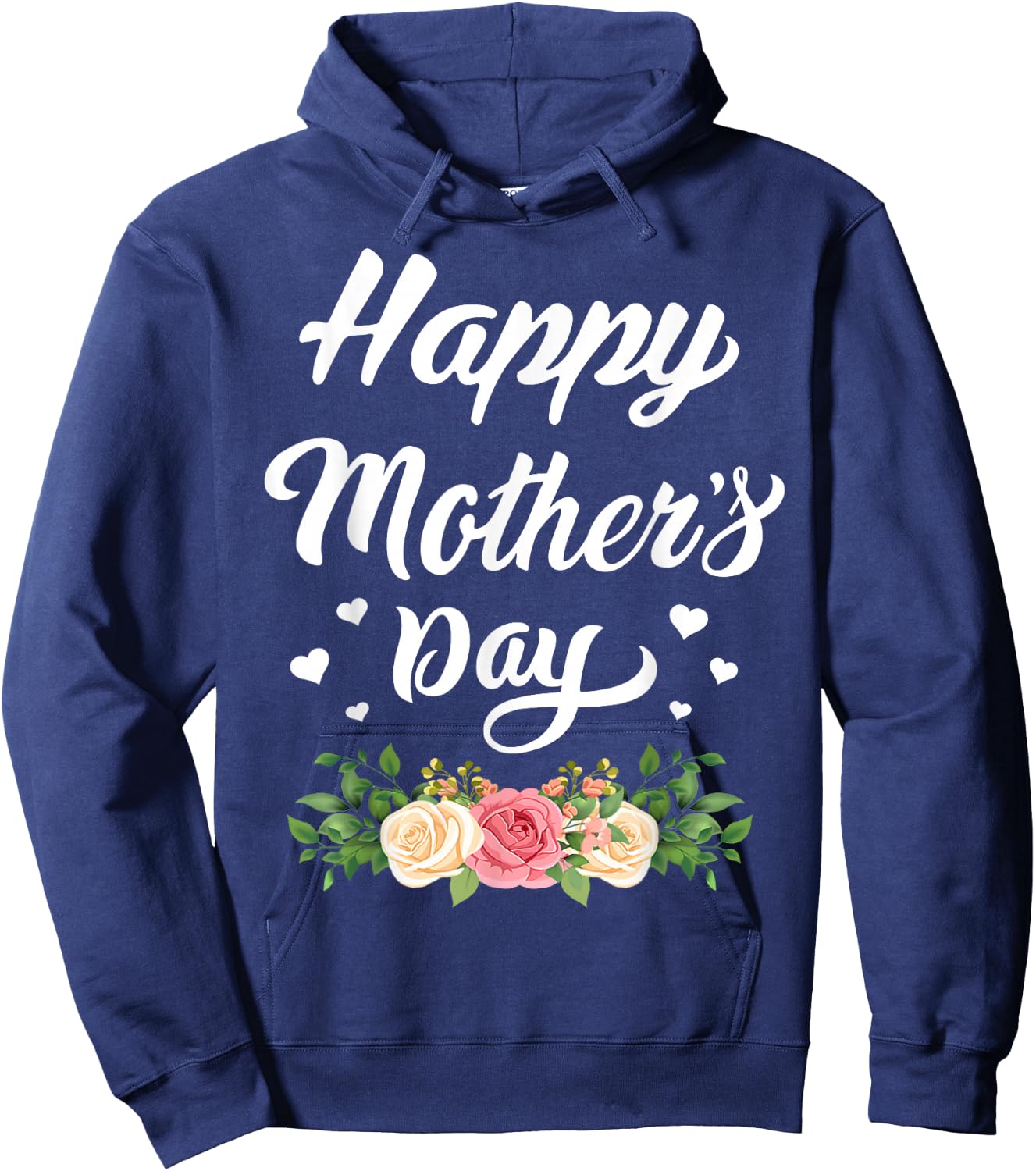 Happy Mother's Day 2024 Mom Grandma Hoodie - Hoodie | Navy