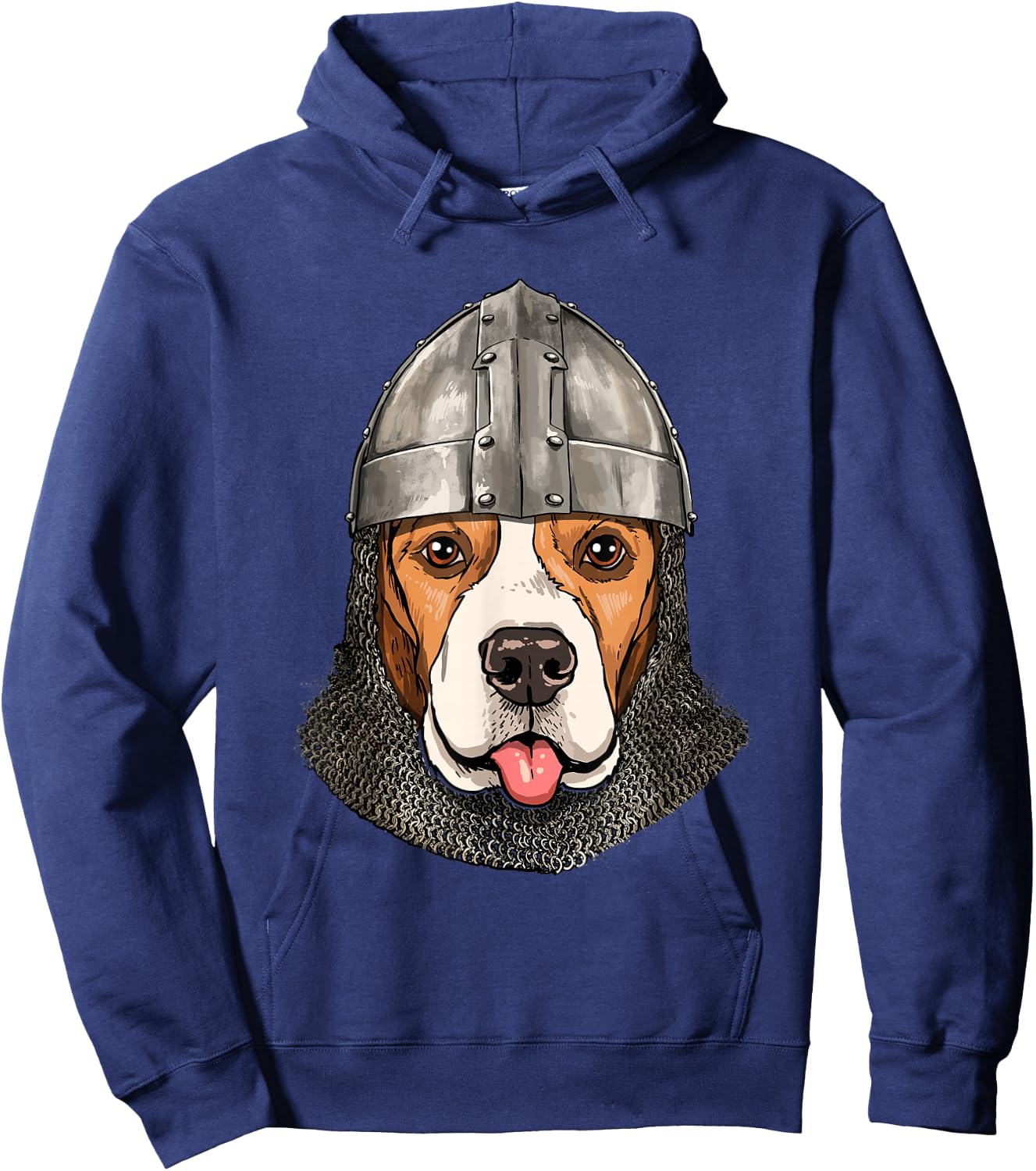 Beagle Medieval Knight Templar Pet Puppy Beagle Dog Lover Hoodie - Hoodie | Navy