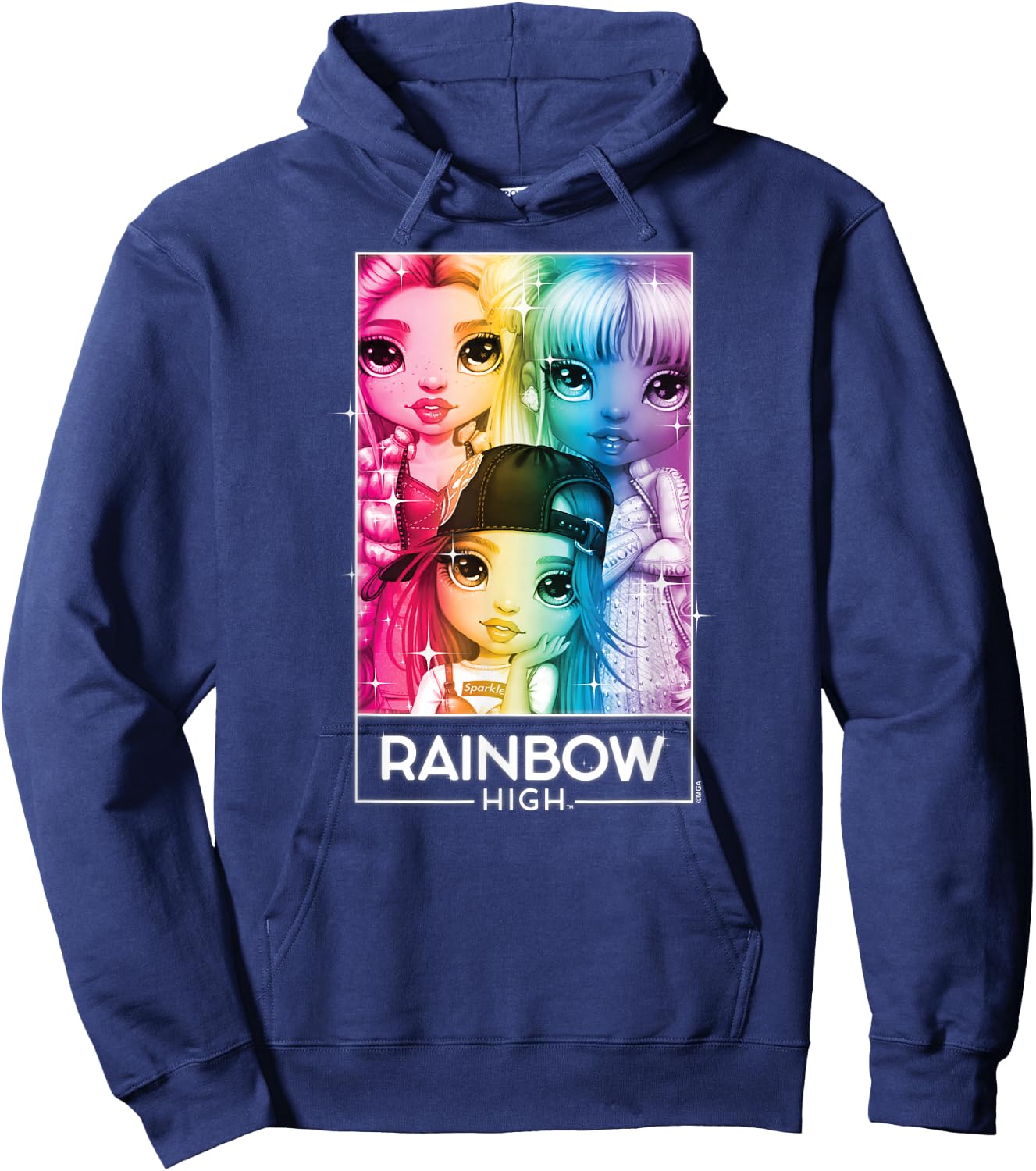 Rainbow High - Rainbow Sparkle Hoodie - Hoodie | Navy