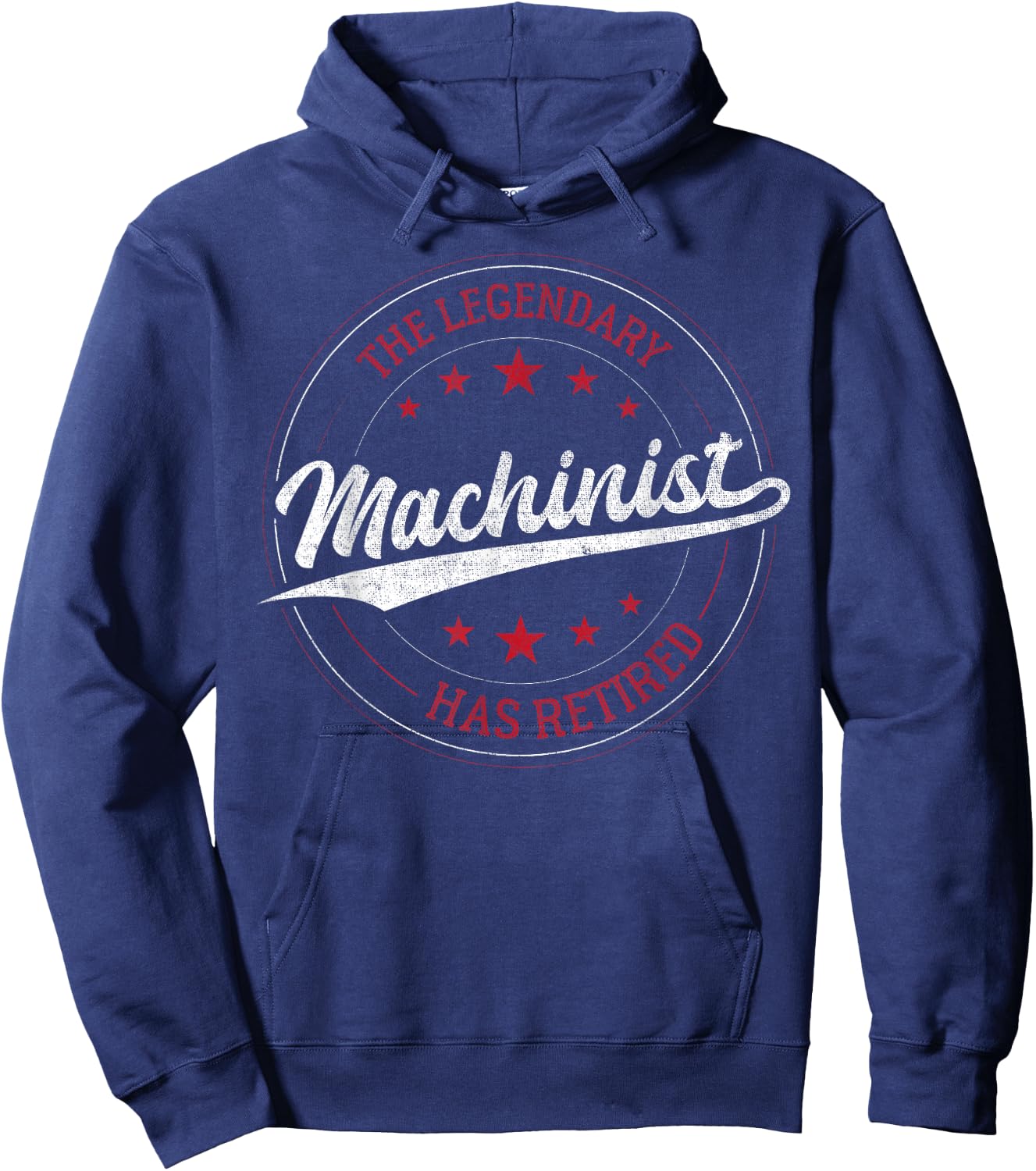 Legendary Retired Machinist Hoodie - Hoodie | Navy