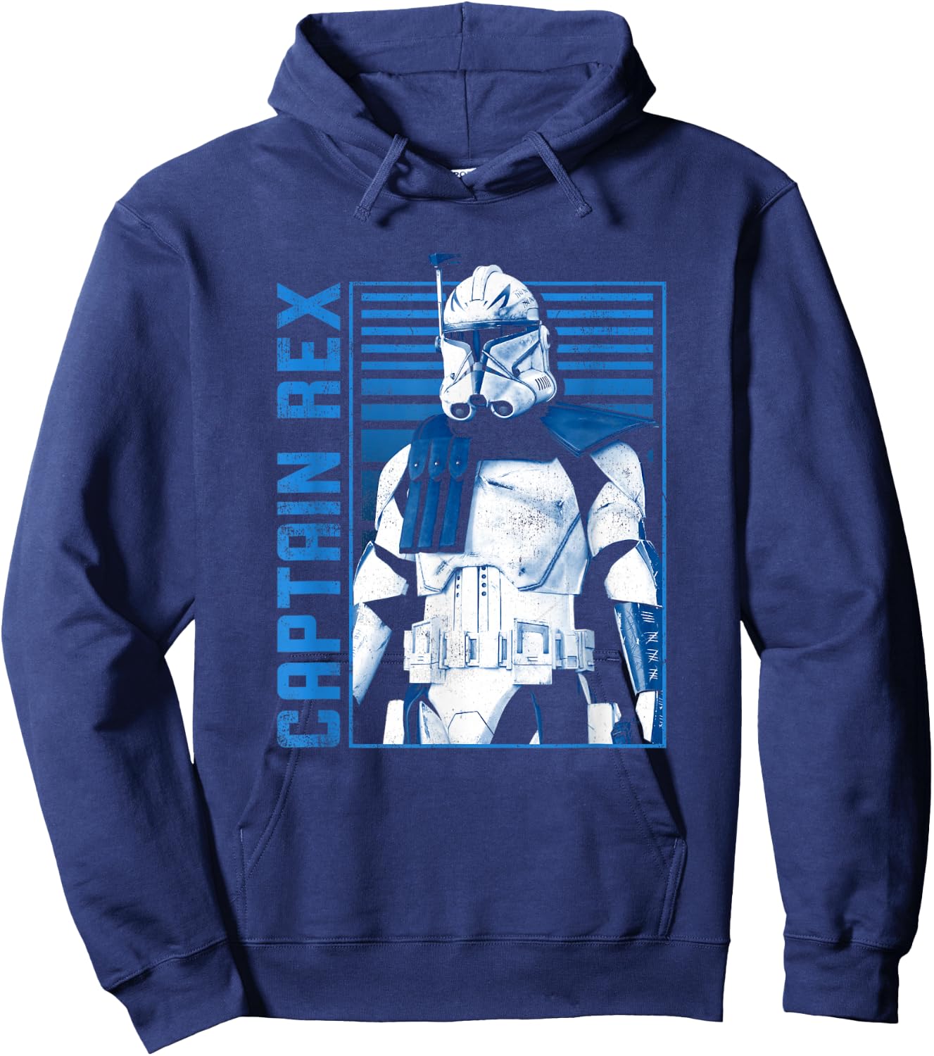 Star Wars: Ahsoka Captain Rex Vintage Rebel Fighter Poster Hoodie - Hoodie | Navy