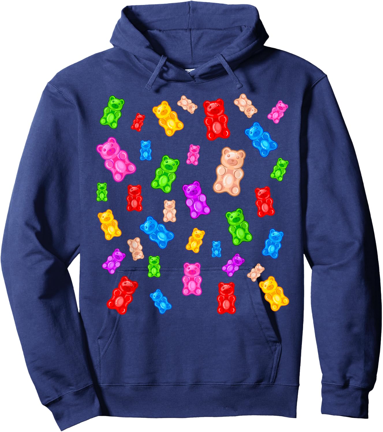 Gummy Bear Candy Mix Hoodie - Hoodie | Navy