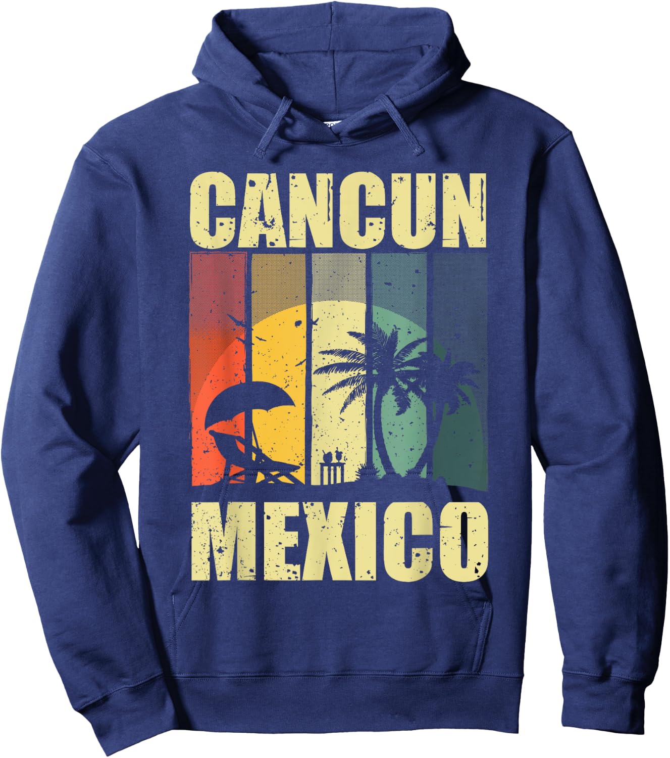 Funny Cancun Mexico Design Women Mexican Beach Lover Hoodie - Hoodie | Navy