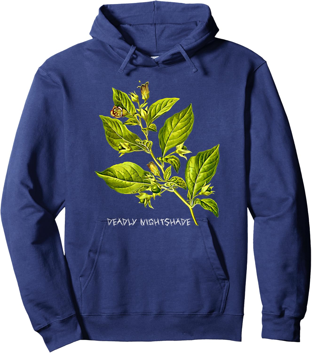 Deadly Nightshade Poisonous Flowering Plant A Gardening Hoodie - Hoodie | Navy