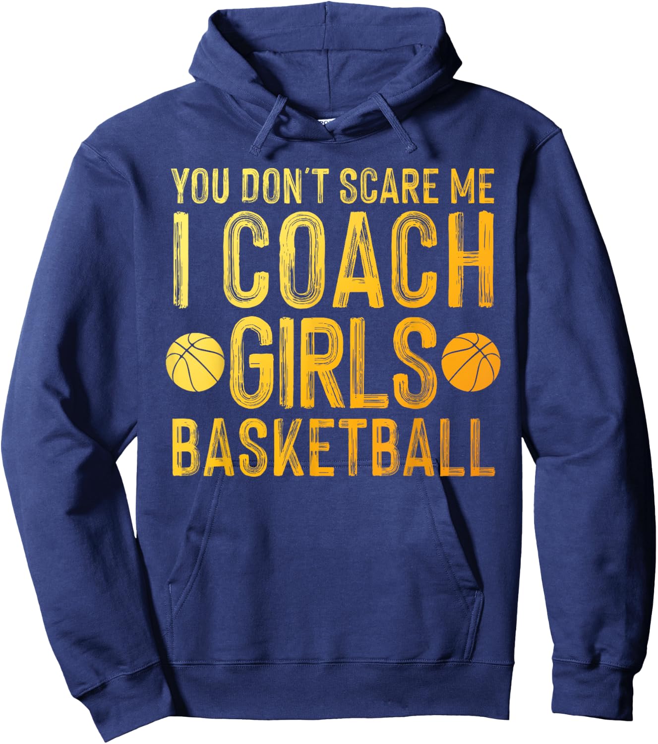 Funny Basketball Coach Art Men Women Team Trainer Instructor Hoodie - Hoodie | Navy
